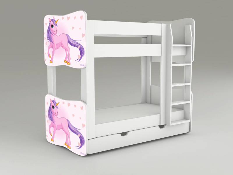 Becks poschodová posteľ Koník